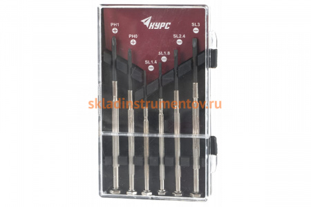 Часовые отвертки 6 шт. КУРС 56131