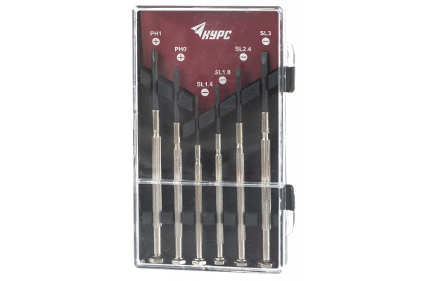 Часовые отвертки 6 шт. КУРС 56131