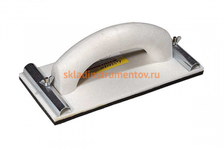 Терка для шлифования с металлическим фиксатором, 80x230мм STAYER 3569-08