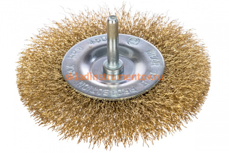 Щетка крацовка дисковая (100 мм) для дрели Biber 70986 тов-076231
