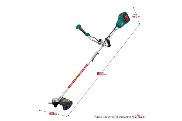 Бесщеточный триммер ЗУБР 36В ТАБ-365