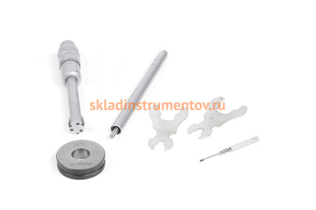 Микрометрический нутромер Micron 3-точечный, 16-20, 0,005, у/к МИК 61940