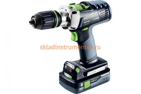 Аккумуляторная ударная дрель-шуруповерт FESTOOL PDC 18/4 5,2/4,0-Set/XL-SCA 576469