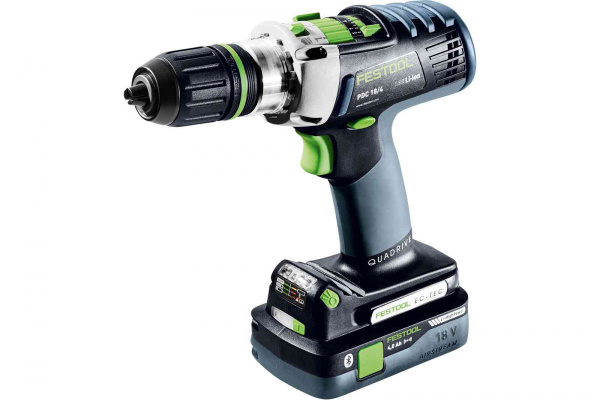Аккумуляторная ударная дрель-шуруповерт FESTOOL PDC 18/4 5,2/4,0-Set/XL-SCA 576469