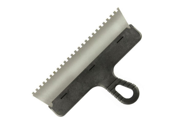 Фасадный зубчатый шпатель КЕДР 250 мм, 6х6 мм 046-0250 51317