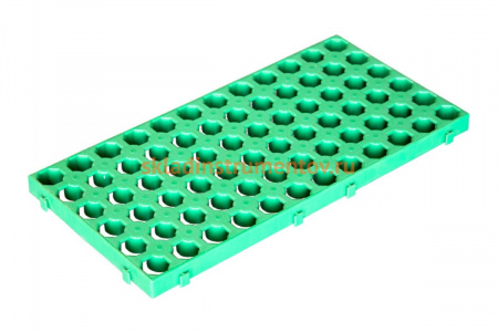 Напольная решетка Тара.ру Plasgad Plastic 500x250x25 мм зеленая 02167