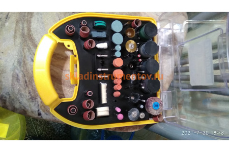 Набор мини-насадок в пластиковом кейсе (186 предметов) для гравировальных машин Stayer 29900-H186