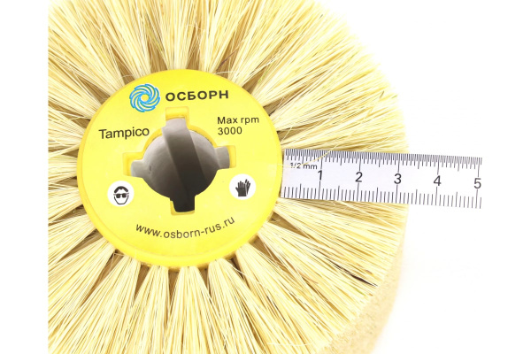 Щетка валик (120х100х19 мм; ворс фибра Тампико) ОСБОРН 6-030 PLM.RB12010019TAM