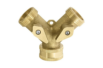 Разветвитель 2-х канальный латунный (G3/4") PALISAD 66523