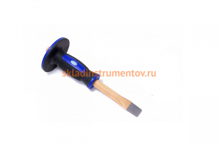 Зубило ROCKFORCE c прорезиненной защитной рукояткой 25мм L-305мм RF-60225305HQ