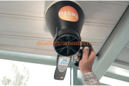 Анемометр Testo 417 с зондом-крыльчаткой 0560 4170П