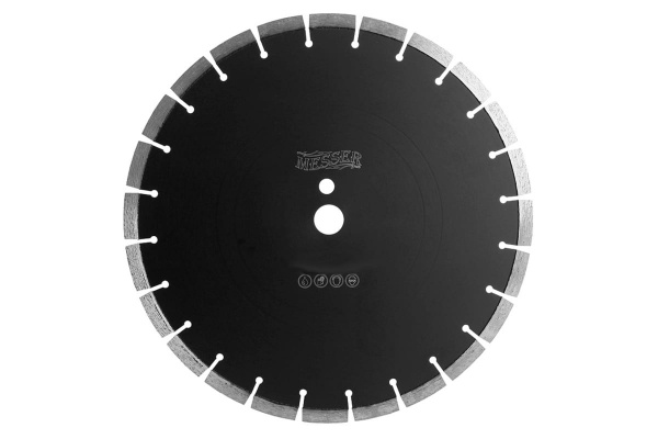 Диск алмазный сегментный по асфальту (350х25.4 мм) MESSER 01-19-350