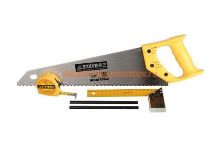 Набор для столярных работ, 5 предметов, STAYER STANDARD 15084-H5