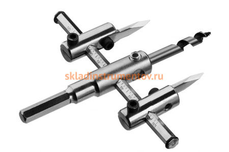 Сверло-балеринка МАСТЕР по дереву (двухрезцовое, 40-120 мм, глубина 30 мм) Зубр 29440-120