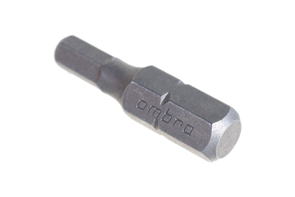 Вставка-бита 1/4"DR шестигранная, H4, 25 мм Ombra 514240