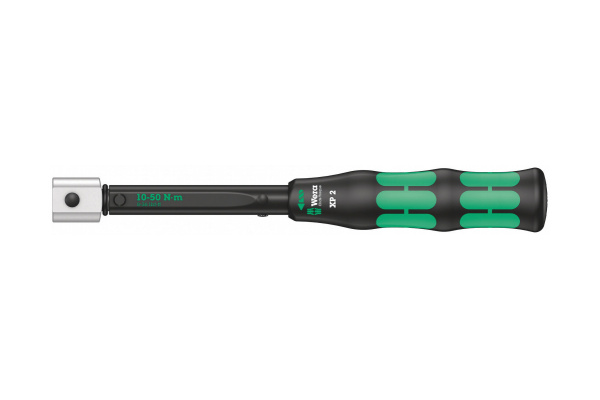 Динамометрический ключ для сменных инструментов WERA Click-Torque XP 2 10-50 Нм, L-262 мм WE-075671