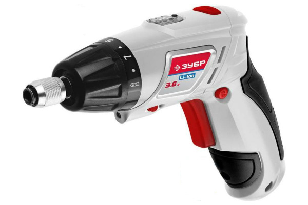Аккумуляторная отвертка-трансформер ЗУБР ЗО-3.6-Ли КН43