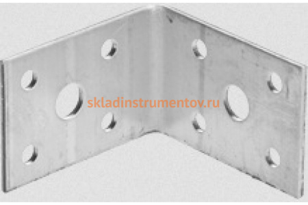 Крепежный угол 35х50х50мм, 20шт Зубр МАСТЕР 310125-35-050