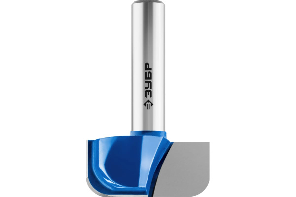 Фреза пазовая фасонная №7 ПРОФЕССИОНАЛ (28.6х13х45 мм; R5 мм; хвостовик 8 мм) Зубр 28746-28.6