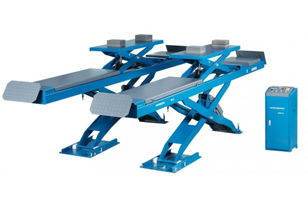 Подъемник для сход-развала NORDBERG ножничный, 4.5 т, 380 В, 2 уровня, с аварийным опусканием N635-4,5