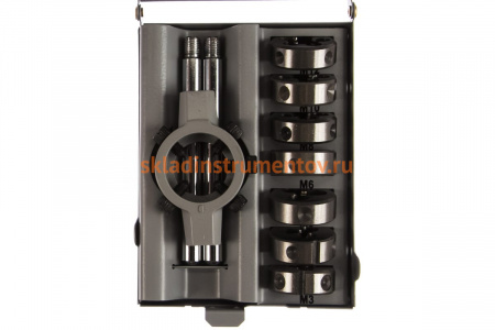 Набор круглых ручных плашек Thorvik D-COMBO М3-М12, HSS, 8 предметов MDS8 52885