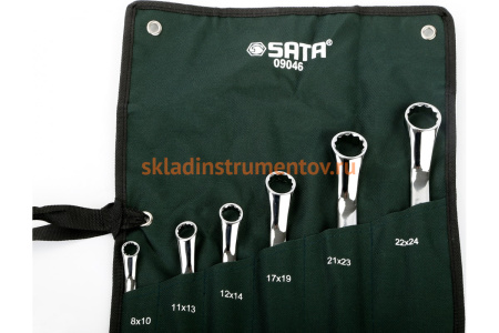 Набор накидных ключей 6шт Sata 09046