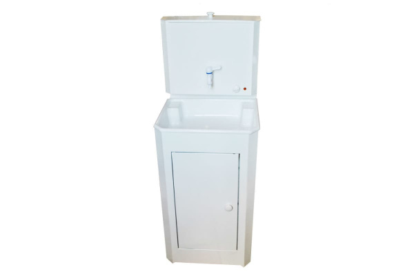 Дачный умывальник Вихрь КОМФОРТ без подогрева, пластиковая мойка, цвет белый 74/4/10