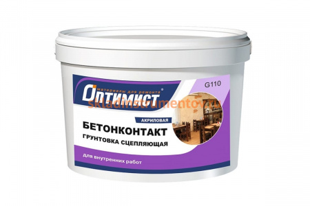 Интерьерный грунт Оптимист G110 бетонконтакт 3кг 00-00002011