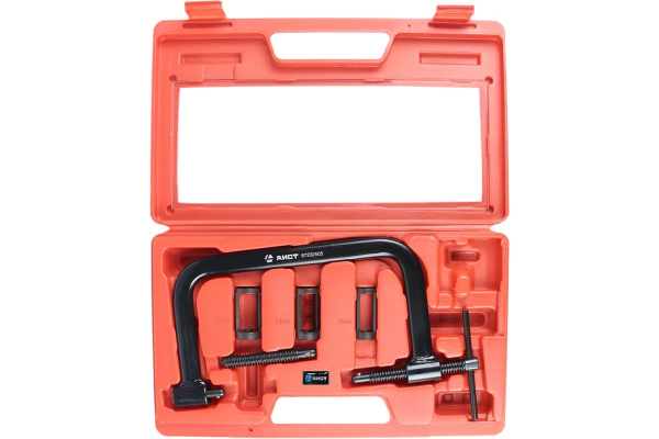 Рассухариватель клапанов - устройство для зажима пружин, 5шт в кейсе AIST 00-00007935