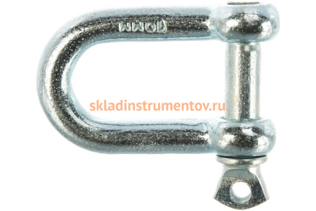 Такелажная скоба ЗУБР, 10мм, 1 шт, тип прямой, оцинкованная, 304516-10 Такелажная скоба ЗУБР, 10мм, 1 шт, тип прямой, оцинкованная, 304516-10