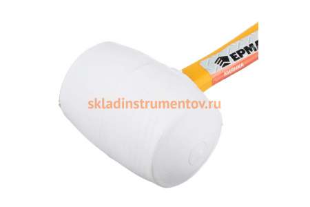 Киянка ЕРМАК белая резина, фибергласовая обрезиненная рукоятка 460гр 662-013