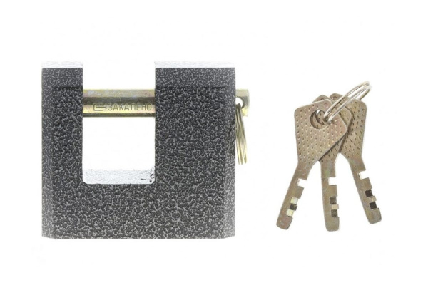 Навесной замок СИБРТЕХ ЗН2-3, 70 мм 91605