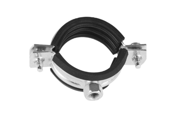 Трубный оцинкованный хомут Зубр с гайкой, 3" 37850-83-95-1