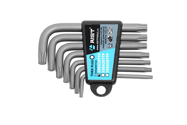 Набор Г-образных ключей TORX PLUS 7 предметов AIST 1054107TP 00-00017264