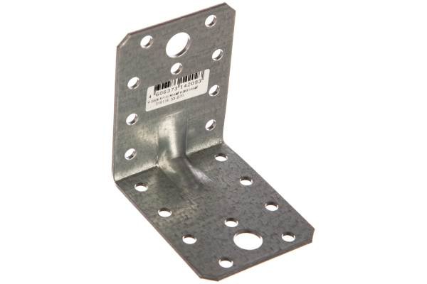 Крепежный угол Зубр МАСТЕР усиленный, 55х70х70мм, 1шт 310116-55-070