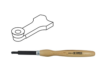 Резец токарный со сменной режущей пластиной (10х105х345 мм; твердосплавный) NAREX 819010