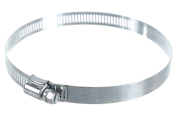 Стальные хомуты Зубр МАСТЕР с просечной лентой ПЛ-12,7, 105-127мм, 50шт 37805-105-127-50