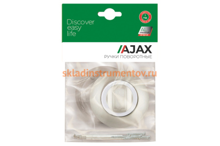 Поворотная ручка AJAX BK6 JR SN/CP-3 матовый никель/хром 41393