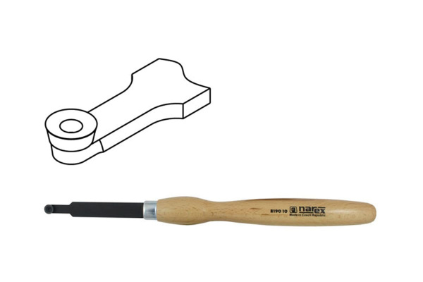 Резец токарный со сменной режущей пластиной (10х105х345 мм; твердосплавный) NAREX 819010