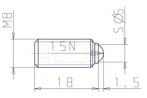 Пружинный фиксатор KIPP 25шт K0315.08