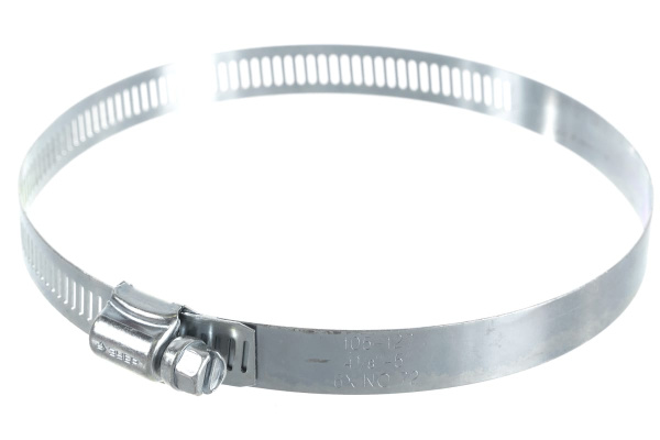 Стальные хомуты Зубр МАСТЕР с просечной лентой ПЛ-12,7, 105-127мм, 50шт 37805-105-127-50