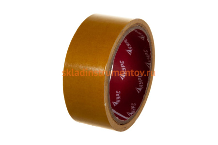 Клейкая двусторонняя лента КУРС 38мм х 10м 11803