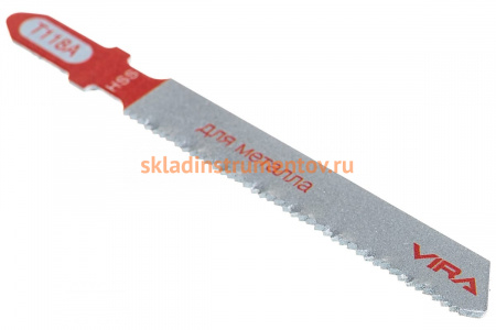 Пилка по металлу T118A (2 шт; 75х50 мм) для лобзиков Vira 552038