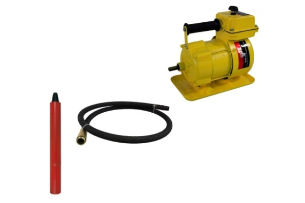 Вибратор-электропривод REDVERG RD-RE-2,2 кВт комплект +гибкий вал 4 м + вибробулава 51 мм 5021422
