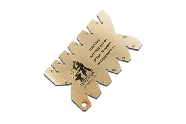 Угломер для проверки углов заточки инструментов ПЕТРОГРАДЪ 85мм х55мм М00016605
