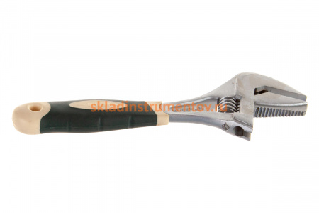 Разводной двухзахватный ключ с переставной губкой ROCKFORCE RF-649250D
