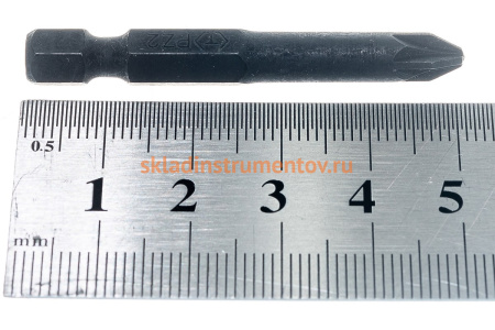 Вставка бита торцевая для шуруповерта 1/4", Pozidriv, PZ2, L = 50 мм KING TONY 715002Z
