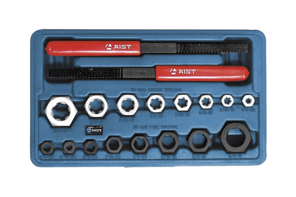 Набор инструмента для восстановления внешней резьбы AIST 18 пр. 79320318 00-00007599