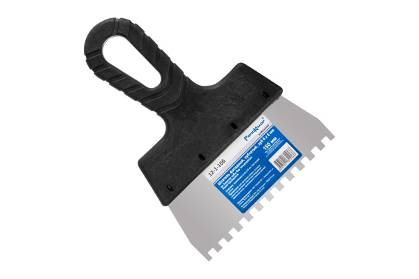 Фасадный зубчатый шпатель РемоКолор 12-1-106