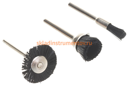 Щетки нейлоновые для чистки и полирования, 3 шт. STAYER 29914-H3